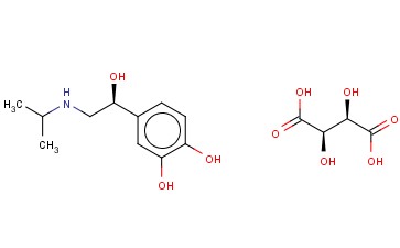 (S)-(+)-<span class='lighter'>异</span><span class='lighter'>丙基</span>肾上腺素(L)-(+)酒石酸氢盐