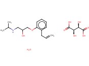 (-)-ALPRENOLOL L-<span class='lighter'>TARTRATE</span> HYDRATE
