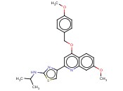 2-(2-Isopropylamino-<span class='lighter'>thiazol-4-yl</span>)-4-(4-methoxybenzyloxy)-7-methoxy quinoline