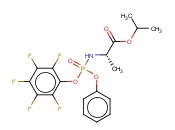 (S)-<span class='lighter'>ISOPROPYL</span> 2-(((S)-(PERFLUOROPHENOXY)(PHENOXY)PHOSPHORYL)AMINO)PROPANOATE