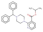 ISOPROPYL 2-(4-BENZHYDRYLPIPERAZINO)<span class='lighter'>NICOTINATE</span>