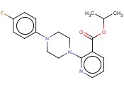 ISOPROPYL 2-[4-(4-FLUOROPHENYL)PIPERAZINO]<span class='lighter'>NICOTINATE</span>