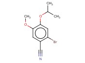2-溴-4-<span class='lighter'>异</span><span class='lighter'>丙</span><span class='lighter'>氧基</span>-5-甲<span class='lighter'>氧基</span>苯甲腈