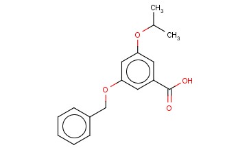 3-苄<span class='lighter'>氧基</span>-5-<span class='lighter'>异</span><span class='lighter'>丙</span><span class='lighter'>氧基</span>苯甲酸