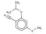 2-异<span class='lighter'>丙</span><span class='lighter'>氧基</span>-4-甲<span class='lighter'>氧基</span><span class='lighter'>苯</span>腈