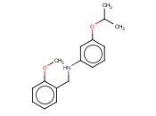 3-ISOPROPOXY-N-(<span class='lighter'>2-METHOXYBENZYL</span>)ANILINE