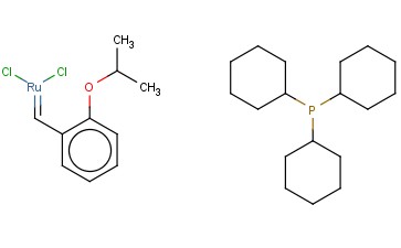 二氯(<span class='lighter'>邻</span><span class='lighter'>异</span><span class='lighter'>丙</span><span class='lighter'>氧基</span>苯基亚甲基)(三环己基膦)钌