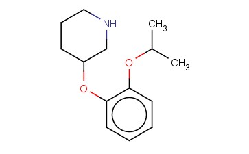 3-(2-<span class='lighter'>异</span><span class='lighter'>丙</span><span class='lighter'>氧基</span>苯<span class='lighter'>氧基</span>)哌啶