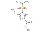 3-碘-4-(异丙磺<span class='lighter'>酰</span>基)-5-(甲基硫代)<span class='lighter'>噻吩</span>-2-羧酸<span class='lighter'>甲</span>酯