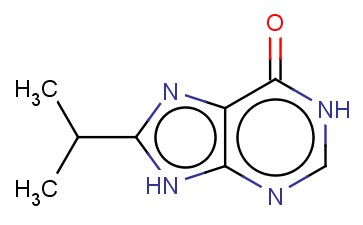 6H-<span class='lighter'>嘌呤</span>-6-酮,1,9-二氢-8-(1-甲基乙基)-