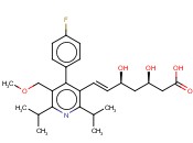 (+)-(3R,5S,6E)-7-[4-(4-氟苯基)-2,6-二异丙基-5-甲氧甲基-吡啶-3-基]-3,5-二羟基-6-庚烯<span class='lighter'>酸</span><span class='lighter'>单</span>钠盐