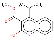 2-<span class='lighter'>羟基</span>-4-<span class='lighter'>异</span><span class='lighter'>丙基</span>-3-喹啉甲酸甲酯