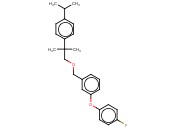 1-(4-氟<span class='lighter'>苯</span><span class='lighter'>氧基</span>)-3-({2-甲基-2-[4-(1-甲基乙基)苯基]<span class='lighter'>丙</span><span class='lighter'>氧基</span>}甲基)<span class='lighter'>苯</span>