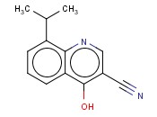 4-HYDROXY-8-(1-METHYLETHYL)-<span class='lighter'>3-QUINOLINECARBONITRILE</span>
