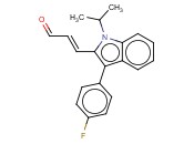 3-[3-(4-氟苯基)-1-<span class='lighter'>异</span>苯基-1H-吲哚-2-基]-丙烯<span class='lighter'>醛</span>