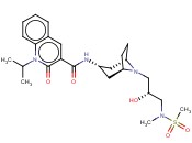 1,2-二氢-N-[(3-内)-8-[(2R)-2-<span class='lighter'>羟基</span>-3-[甲基(甲磺酰基)氨基]丙基]-8-氮杂双环[3.2.1]辛-3-基]-1-(1-甲基乙基)-2-氧代-3-<span class='lighter'>喹啉</span>甲酰胺
