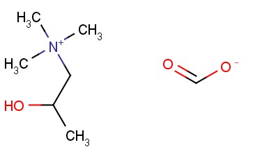 2-羟基-N,N,N-三甲基-1-<span class='lighter'>丙</span><span class='lighter'>胺</span>的甲酸盐