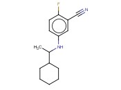 5-[(1-CYCLOHEXYLETHYL)AMINO]-<span class='lighter'>2-FLUOROBENZONITRILE</span>