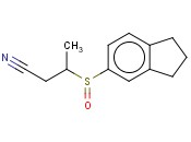 3-(2,3-DIHYDRO-1H-<span class='lighter'>INDENE</span>-5-SULFINYL)BUTANENITRILE