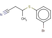 3-[(<span class='lighter'>3-BROMOPHENYL</span>)SULFANYL]BUTANENITRILE