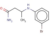3-[(<span class='lighter'>3-BROMOPHENYL</span>)AMINO]BUTANAMIDE