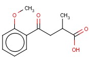 2-甲基-4-<span class='lighter'>氧</span>-4-(2'-甲<span class='lighter'>氧</span>苯基)丁酸
