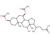 4-(3,7-DI-<span class='lighter'>ACO</span>-12-HO-10,13-DI-ME-CYCLOPENTA(A)PHENANTHREN-17-YL)-PENTANOIC ACID