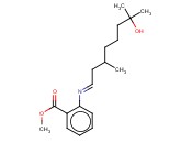 2-[(7-<span class='lighter'>羟基</span>-3,7-二甲基辛亚基)氨基]<span class='lighter'>苯甲酸</span><span class='lighter'>甲</span><span class='lighter'>酯</span>