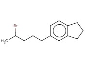 5-(4-BROMOPENTYL)-2,3-DIHYDRO-1H-<span class='lighter'>INDENE</span>
