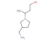 3-[3-(AMINOMETHYL)-1-PYRROLIDINYL]-1-<span class='lighter'>BUTANOL</span>