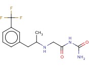 1-(ALPHA-METHYL-M-TRIFLUOROMETHYLPHENETHYLAMINO)ACETYLUREA