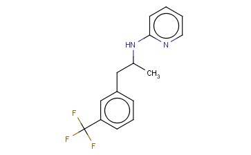 PHENETHYLAMINE, ALPHA-METHYL-N-(2-PYRIDYL)-M-TRIFLUOROMETHYL-