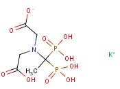 N-(羧甲基)-N-(1,1-二磷酰乙基)<span class='lighter'>甘氨酸</span>钾盐