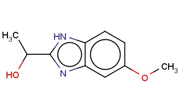<span class='lighter'>5-METHOXY-ALPHA-METHYL-1H-BENZIMIDAZOLE-2-METHANOL</span>