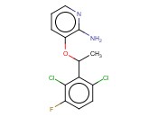3-(1-(2,6-DICHLORO-3-FLUOROPHENYL)<span class='lighter'>ETHOXY</span>)PYRIDIN-2-AMINE