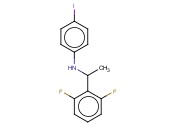 N-[1-(2,6-DIFLUOROPHENYL)ETHYL]-<span class='lighter'>4-IODOANILINE</span>