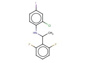 2-CHLORO-N-[1-(2,6-DIFLUOROPHENYL)ETHYL]-<span class='lighter'>4-IODOANILINE</span>