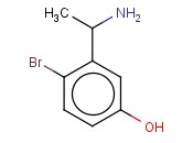3-(1-AMINOETHYL)-4-<span class='lighter'>BROMOPHENOL</span>