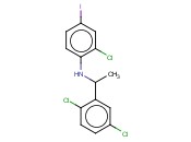 2-CHLORO-N-[1-(2,5-DICHLOROPHENYL)ETHYL]-<span class='lighter'>4-IODOANILINE</span>