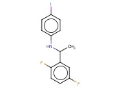 N-[1-(2,5-DIFLUOROPHENYL)ETHYL]-<span class='lighter'>4-IODOANILINE</span>