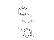 2-CHLORO-N-[1-(2,5-DIFLUOROPHENYL)ETHYL]-<span class='lighter'>4-IODOANILINE</span>