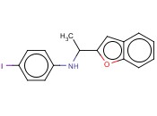 N-[1-(1-BENZOFURAN-2-YL)ETHYL]-<span class='lighter'>4-IODOANILINE</span>