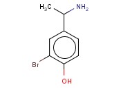 4-(1-AMINOETHYL)-2-<span class='lighter'>BROMOPHENOL</span>