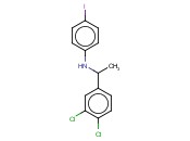 N-[1-(3,4-DICHLOROPHENYL)ETHYL]-<span class='lighter'>4-IODOANILINE</span>