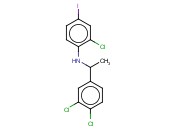 2-CHLORO-N-[1-(3,4-DICHLOROPHENYL)ETHYL]-<span class='lighter'>4-IODOANILINE</span>