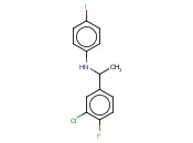 N-[1-(3-CHLORO-4-FLUOROPHENYL)ETHYL]-<span class='lighter'>4-IODOANILINE</span>