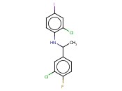 2-CHLORO-N-[1-(3-CHLORO-4-FLUOROPHENYL)ETHYL]-<span class='lighter'>4-IODOANILINE</span>