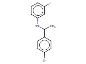N-[1-(4-BROMOPHENYL)ETHYL]-<span class='lighter'>3-IODOANILINE</span>