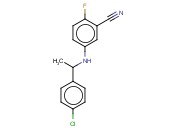 5-([1-(4-CHLOROPHENYL)ETHYL]AMINO)-<span class='lighter'>2-FLUOROBENZONITRILE</span>