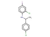 2-CHLORO-N-[1-(4-CHLOROPHENYL)ETHYL]-<span class='lighter'>4-IODOANILINE</span>